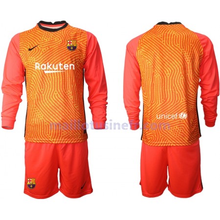 Maillot de Foot FC Barcelone Gardien 2020-21 Manches Longues V003 - Enfant